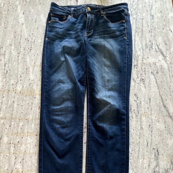 American Eagle Women’s Skinny Super Stretch Jeans, Dark Wash S8 - Picture 1 of 7